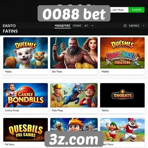 0088 bet oferece diversas opções de jogos online