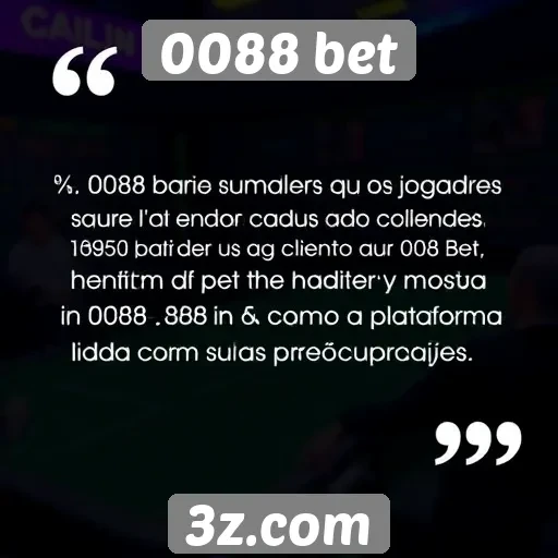 Opiniões de jogadores sobre o atendimento ao cliente do 0088 bet